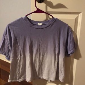 light purple ombre tee from garage
